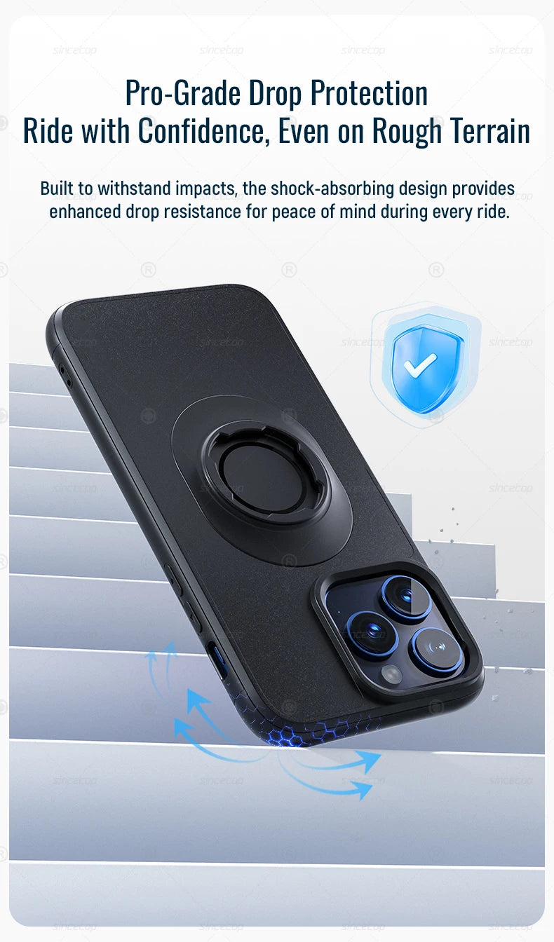 For Quad Bike phone Case For iPhone 16 Pro Max/15/14/13/12/11/XS/XR/XSMAX Shockproof Case.Quick Lock Mount Case