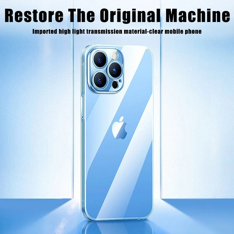 Clear Silicone Soft Case for iPhone 14 Pro Max Cases for iphone 5 6 6s 7 8 X XS Max 11 12 13 14 Plus SE Transparent Cases